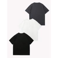 3 camisetas 100% algodón: camisetas de verano suaves y transpirables con estampado gráfico de rayo y letras, corte holgado, informal, manga corta, cuello redondo para hombres y mujeres, uso en el hogar y al aire libre, uso cómodo en el hogar |   Camisetas - details 2