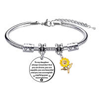 Pulsera de acero inoxidable, pulsera con letras de etiquetas, pulsera de accesorios, venta caliente en Italia - details 23
