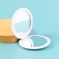 Esfuerzo de Belleza Portátil Espejo de Maquillaje Plegable Mini Doble Cara Color Crema - details 8