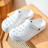 Zuecos de verano para mujer, calzado de jardín informal y versátil, zapatillas de Eva respetuosas con el medio ambiente para parejas, zapatillas de playa de doble uso - details 0