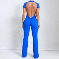 Conjunto de Yoga Ouwu Monos Deportivos para Mujeres Manga Corta, Pantalones Acampados - details 0