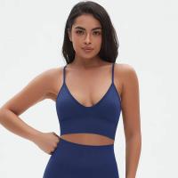 Top sin costuras Nylon de secado rápido Color sólido Adecuado para yoga y estiramientos Deportes profesionales - details 19