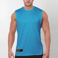 Gym Clothing Fitness Tank Tops Mens Summer Quick Dry Mesh Sports Sleeveless T Shirt Bodybuilding Singlets Running Vest - details 4