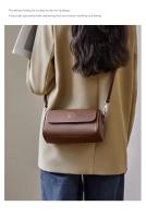 Bolso cruzado de cuero genuino para mujer 2025 Pequeño cuadrado tofu estilo - details 8