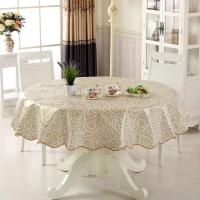 Hule redondo impermeable de 152/180cm, mantel floral de PVC, mantel de cocina para el hogar - details 6