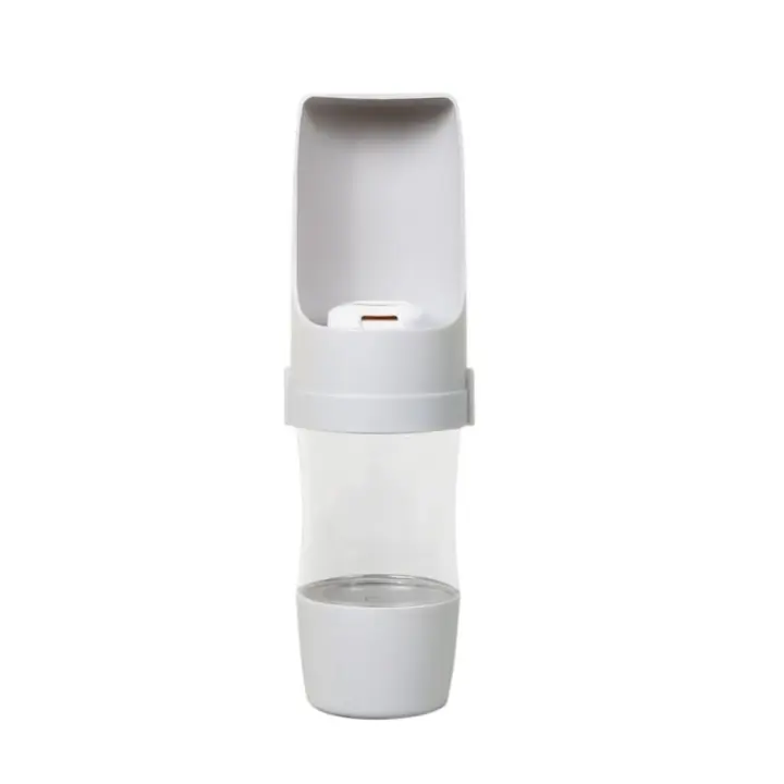 Botella de agua portátil para perros, dispensador de agua plegable de gran capacidad para cachorros con contenedor de comida, alimentador de alimentos, taza para beber para mascotas, viaje - 1