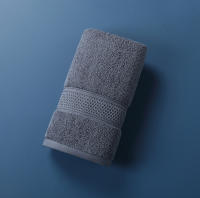 Toalla superior de baño grande, 2 Toallas de Mano o Lavabo, 80x160 cm, algodón 100% - details 7