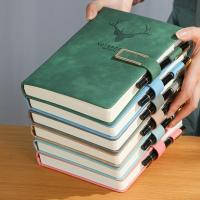 Cuaderno Vintage de cuero A5 con cubierta de cuaderno, cubierta suave personalizada y marcapáginas, perfecto para negocios, reuniones - details 8