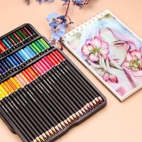 Lápices de Colores Premium 72Pcs Set de Lápices de Agua para Dibujo Artístico de Bocetos Escolares Material de Arte de Lápices en Caja de Hierro - details 4