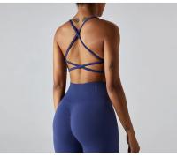 Sujetador Deportivo de Yoga para Mujer Sexy Espalda Deportiva Sin Costuras Secado Rápido Transpirable Top para Danza y Ciclismo Material de Nylon Adecuado para Correr Primavera Verano - details 18