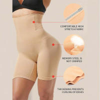 Ropa Interior Moldeadora de Cintura Alta sin Costuras Control de Barriga Levantador de Glúteos para Mujeres Marroquínas Adelgazante Abdominal - details 0