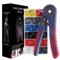 WOZOBUY Ferrule Sleeves Terminal Crimping Tools Mini Electrical Pliers Crimping Pliers & Ferrule Terminals Set Hand Tools - details 0