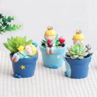 Maceta de resina para plantas suculentas, adorno de jardín de hadas, figuritas decorativas, Decoración de mesa para el hogar - details 7