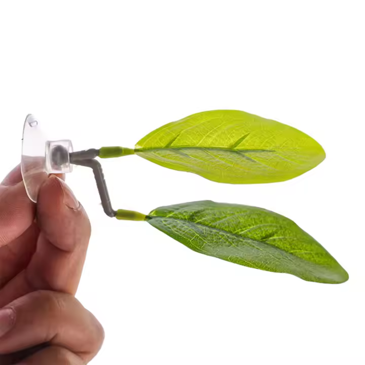 Plantas acuáticas para pecera, decoración de acuario de alta simulación, lucha contra peces, hoja de descanso - 1