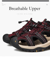 Sandalias transpirables de verano para hombre, zapatos de playa antideslizantes de secado rápido para exteriores, cómodas sandalias de ocio para senderismo, escalada y pesca - details 6