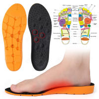 Plantillas de masaje de acupresión para zapatos, calzado deportivo con absorción de golpes, ortopédico eva, cómodo y relajante, cuidado de los pies - details 15