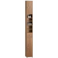 Mueble de Baño de Alto Estante Armario con 2 Puertas y Cajón Blanco Tamaño 20 x 20 x 180 cm - details 37