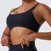 Sujetador deportivo Sexy y cómodo para mujer, Top de gimnasio, ropa de entrenamiento de yoga, ropa interior deportiva elástica para mujer, sujetador de yoga cruzado en la espalda, tops deportivos mujer gimnasio, - details 5