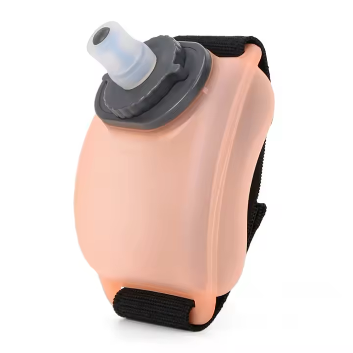 Mini botella de agua para Fitness, pegatina suave a prueba de fugas, taza de agua portátil, taza de agua ajustable para escalada, 200ml - 1