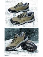 Zapatos de Senderismo Invierno para Hombres Botas Cálidas Exteriores para Acampar Antichoque Zapatillas de Escalada con Cordones RUNSUN DAILY - details 22