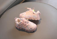 Zapatillas de malla con luces LED para niños y niñas, zapatos deportivos con Velcro, zapatillas luminosas para correr - details 7