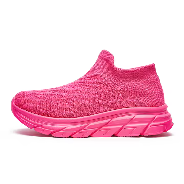 Zapatos para correr sin cordones para mujer, zapatillas de deporte de malla transpirable, zapatos de tenis informales para trabajo - 1