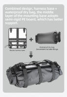 Rhinowalk-arnés para manillar de bicicleta, bolsa impermeable de 8L-13L para bicicleta de montaña, carretera, grava, Bikepacking, bolsa seca extraíble, ciclismo frontal - details 9