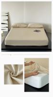 Bonenjoy-funda de cama 100% algodón, Sábana bajera elástica, Funda de colchón agradable para la piel, ropa de cama suave (sin funda de almohada), 1 unidad - details 1