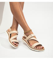 Sandalias de verano para mujer, con suela gruesa, estilo informal, antideslizantes, para embarazadas, 2025 - details 8