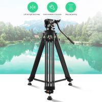 PULUZ-videocámara profesional de alta resistencia, trípode de aleación de aluminio con cabezal de arrastre fluido para cámara DSLR / SLR - details 10