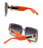 Toyear-gafas de sol cuadradas de diseñador de marca de lujo para mujer y hombre, gafas de sol Vintage con montura grande, gafas de viaje para conducir, tonos ins, UV400 - details 8