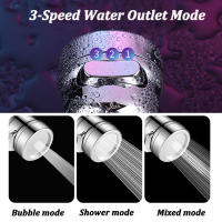Adaptador de grifo de cocina, 3 modos, boquilla de filtro de salpicaduras, burbujeador de ahorro de agua para baño, extensor de grifo para el hogar, difusor Rotatin de 360 ° - details 4