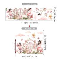 Pegatina de Casa de Hongos de Elf Princess Decoración de Pared para Habitación de Niños - details 4