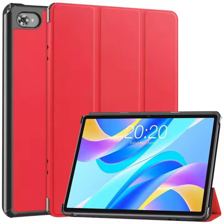Magnetic Smart para Teclast P30s, funda con soporte triple de cuero de 10,1 pulgadas - 1