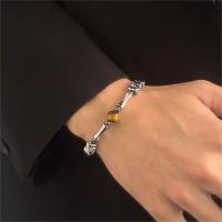 Pulsera de Obsidiana Ligera de Lujo Estilo Chino Vintage Diseño Neutro y Elegante - details 3