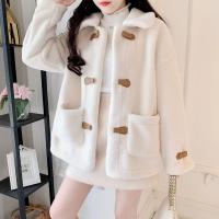Nueva chaqueta sherpa de otoño e invierno para mujer, chaqueta corta holgada y versátil - details 26