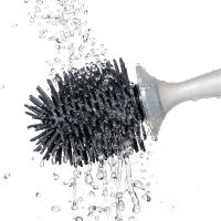 Escobilla de baño, mango recargable que dispensa limpiador de inodoro de Gel, soporte ventilado para almacenamiento sanitario-escobilla de baño - details 5