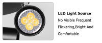 Tomaxin Tirada de luces LED modernas Luz de hogar de 24 pulgadas para Tienda de Ropa Showroom Bar Corredor de Dormitorio - details 6