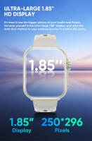 2025 nuevo para reloj inteligente hombres mujeres 1,85 pulgadas HD AMOLED pantalla completa táctil IP68 impermeable Bluetooth llamada SmartWatch - details 3