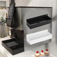 Estantes magnéticos de plástico para ahorro de espacio, organizador de condimentos de especias de gran tamaño, cestas de almacenamiento magnéticas ajustables en negro/blanco, 2 uds. - details 6