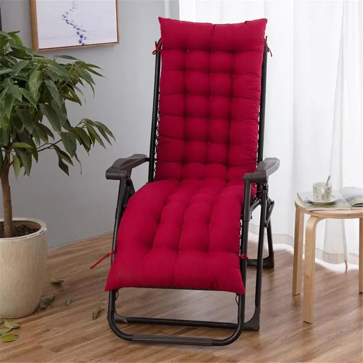 Cojín grueso de algodón para banco, cojín de reemplazo para silla basculante, para jardín y exteriores, para las cuatro estaciones - 1