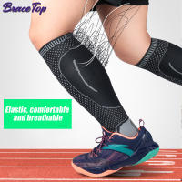 Mangas de compresión de seguridad para deportes profesionales, calentadores de piernas transpirables, Protección deportiva, 1 piezas - details 3