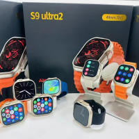 Reloj inteligente deportivo S9 Ultra 2, con 7 piezas, correa, Bluetooth, llamadas, frecuencia cardíaca, resistente al agua, carga inalámbrica - details 2