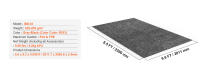 SucceBuy Alfombrilla impermeable para piso de garaje, alfombrilla de contención antideslizante y resistente para proteger los pisos del garaje del agua y el barro - details 5