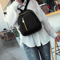Mochila de Viaje Cómoda y Impermeable Estilo Casual de Nylon con Cierre de Cremallera - details 1