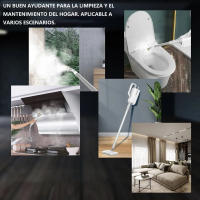 Elimina olores y bacterias, mopa a vapor enchufable y extraíble, limpiador multiusos de 1500 W, - details 4