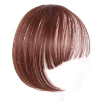Peluca de cabello humano Invisible para mujer, postizo de extensión fino, parte superior femenina - details 4