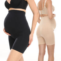 Pack De 3 Short De Seguridad Para Mujer Embarazada Bragas De Apoyo Abdominal Cintura Alta Sin Costuras Anti Rozaduras Material Algodón Y Spandex - details 2