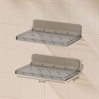 Estante de pared plegable, placa plegable, soporte para teléfono, soporte para papel de cocina, estante montado en la pared para ahorrar espacio, dormitorio - details 1