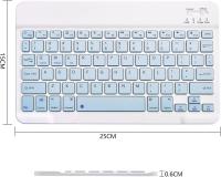 Miniteclado inalámbrico Portátil con Bluetooth, recargable para Apple, iPad, iPhone, Samsung, tableta, teléfono, iOS, Android, Windows - details 26